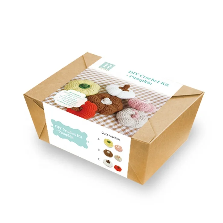 
Cute Vegetable Pumpkin DIY Knitting kit DIY Crochet Kit 