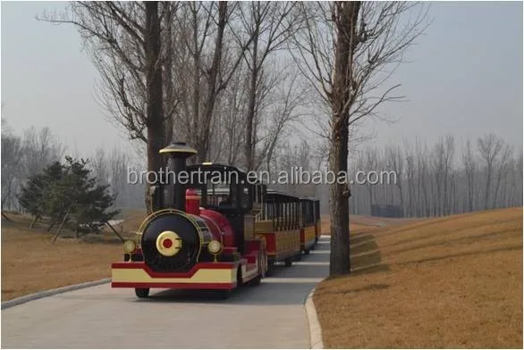 The biggest ho scale model amusement park train !New type trackless train