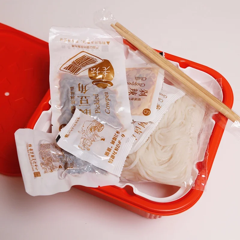 Упаковка для рисовой лапши, рамен быстрого приготовления, лапша САМОНАГРЕВАЮЩАЯСЯ