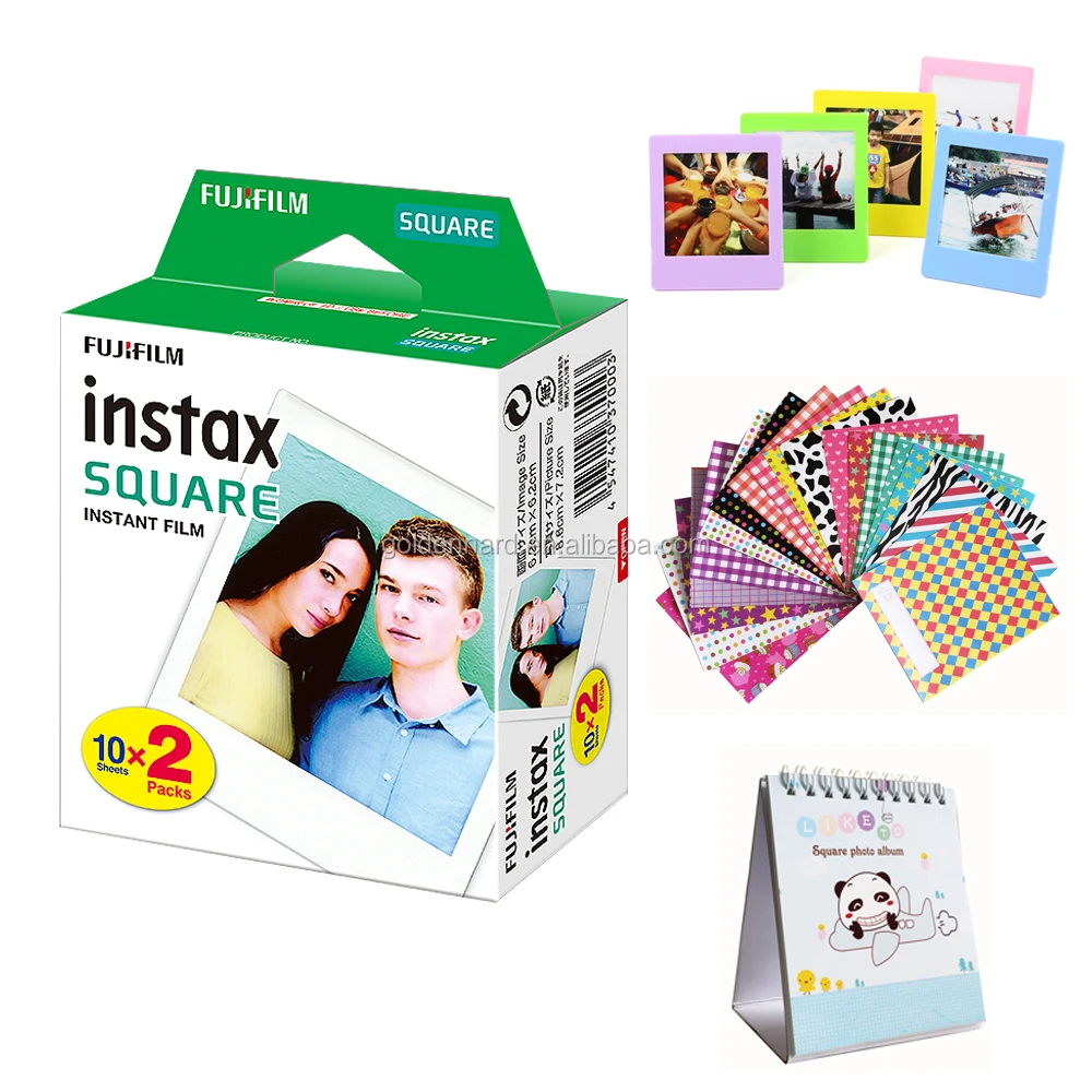 
FujiFilm Instax Square Instant Film Twin Pack(20 листов), совместим с FujiFilm Instax Square SQ6, SQ10, SQ20 