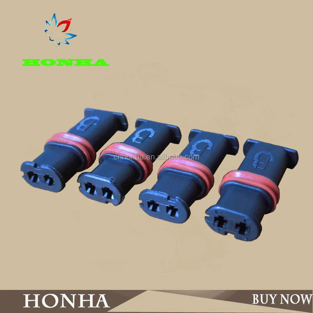 DJK70213E-1.5-21 DJK70213C-1.5-21 PA66 черный tyco 2-контактное гнездо водонепроницаемый авто жгут проводов разъем