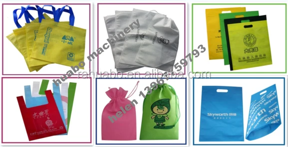 Non woven Bag Making Machinery / Automatic Non-woven Flat Bag /Nonwoven T shirt Bag Making Machine