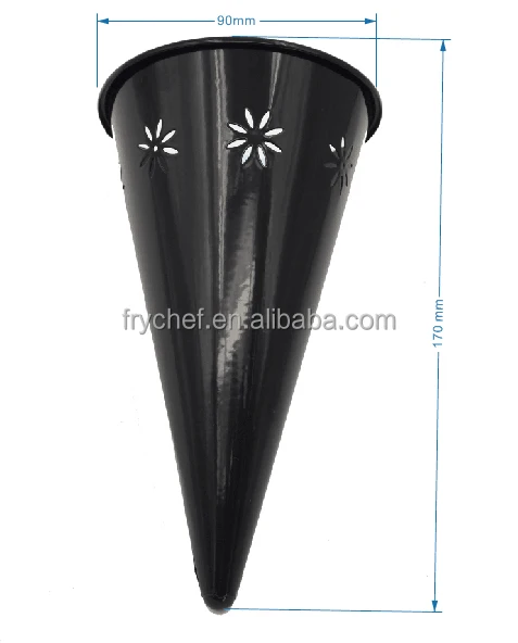 French Food Holder with 4 Fries Cones,Multicolor Appetizer Cone,Wire Rack F0110