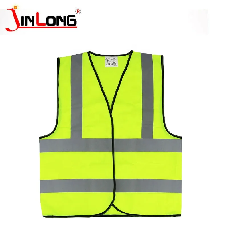 Traffic Safety Reflective Vest Emergency Safety Vest With Pockets And Zipper workers vest