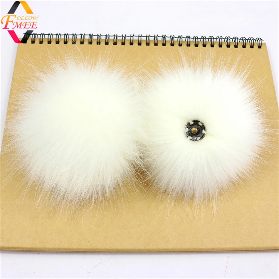 Factory wholesale fake fox fur pompom or faux raccoon pom ball with