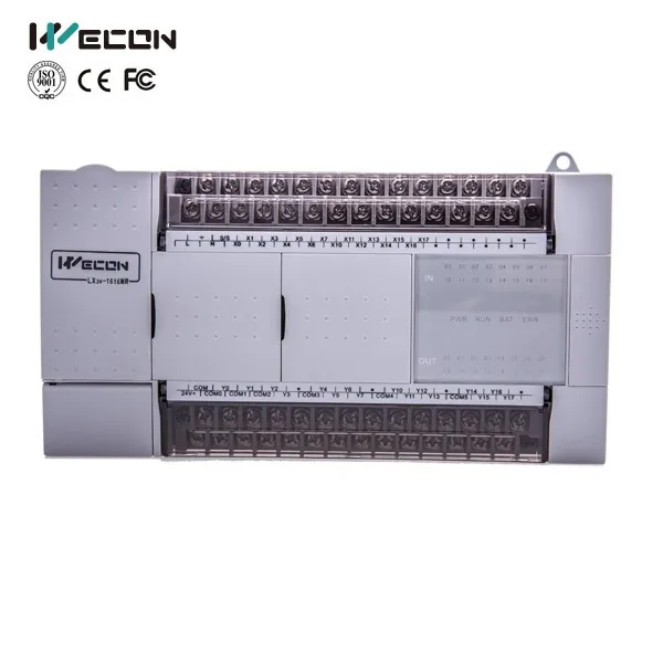 32 I/O small programmable logic controller Wecon brand,touch screen controller pv automatic analog temperature control