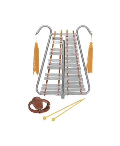 29-tone Aluminium Marching Xylophone, Metallophone with strap & stick children percussion