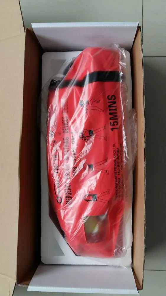 FANGZHAN EC/CCS certificated Fire fighting equipment TH/15-1 Portable Emergency Escape Breathing Devices EEBD
