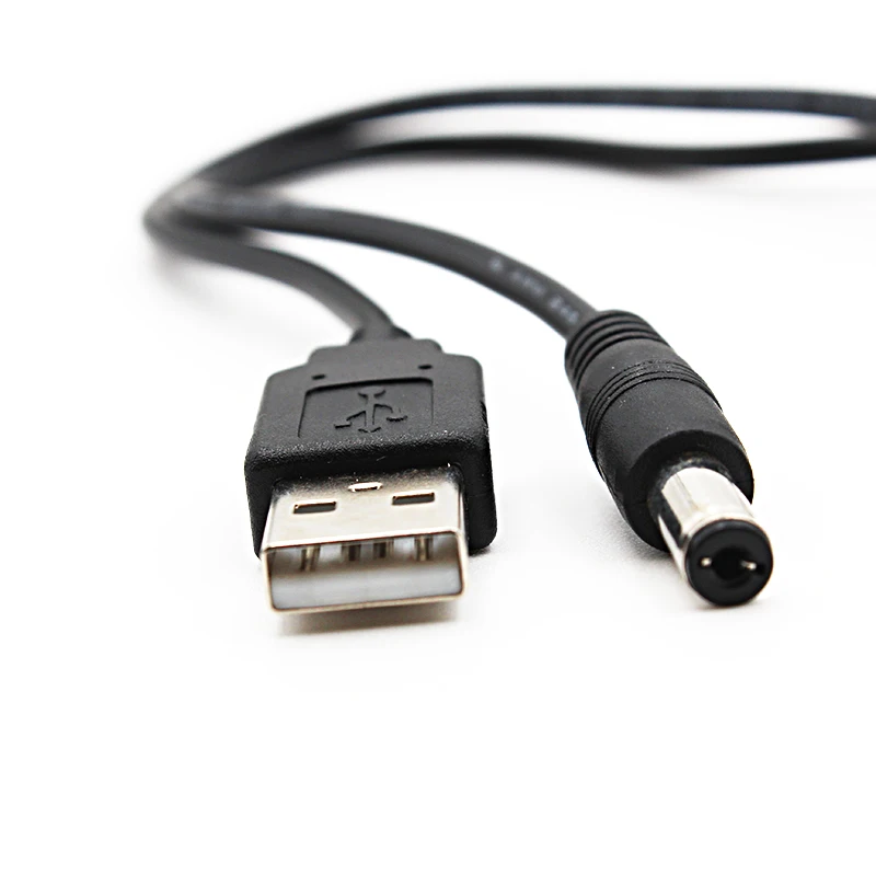 China OEM 12v 5525 Powered USB to Male DC Copper Standard Cable