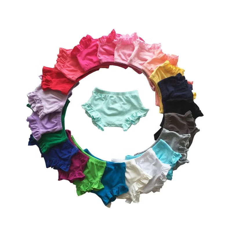 
Wholesale Baby Girl Black and white Stripe Bloomer Diaper Cover Toddlers flower Design Bloomers 