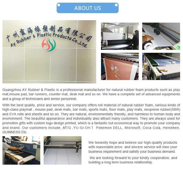 China Manufacturer Wholesale Custom Logo Blank Sublimation Non-slip Office Mouse Pad Material Roll Without Printing