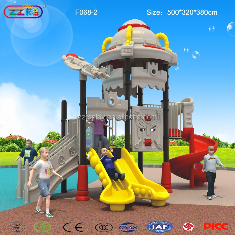 hot sale plastic playground equipment outdoor jungle gym for kids