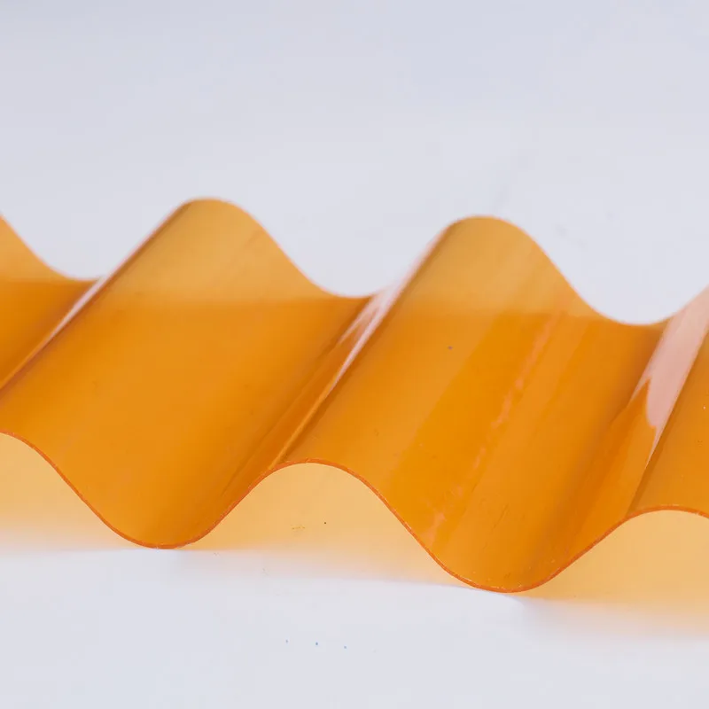 
Transparent roofing corrugated pc polycarbonate wave panel 