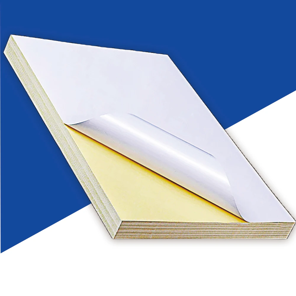 Private Self Design High Quality Supply Color a4 Paper Sticker  Adhesive Hologram Film Pre Printed A4 Paper Factory From China