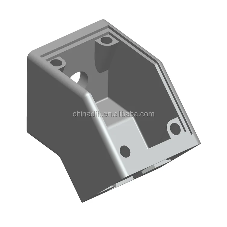 45 degree aluminum angle connector