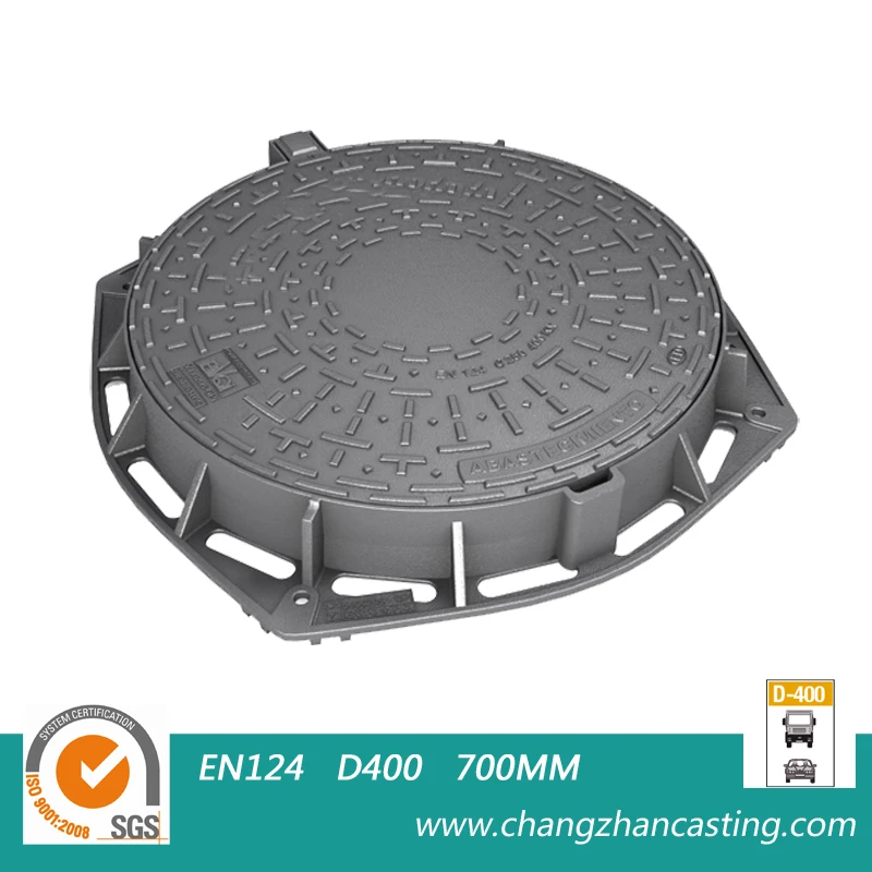 Крышки люков из ковкого чугуна с рамкой EN124 F900