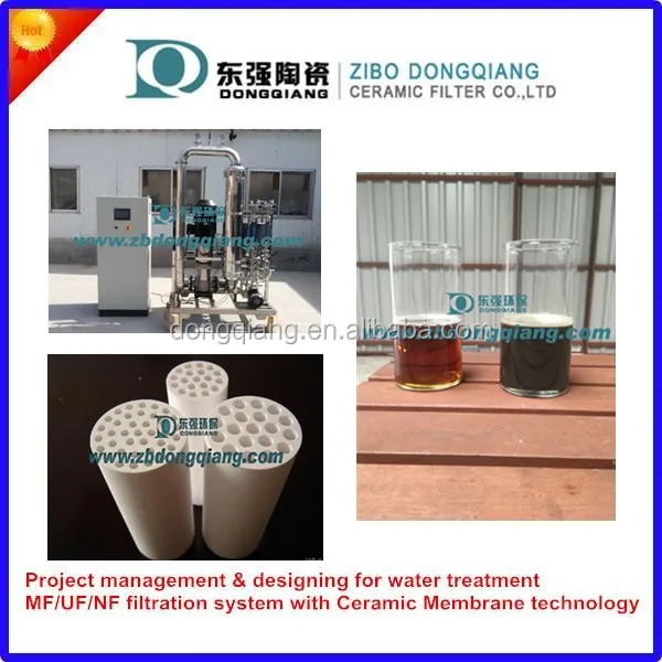 MF,UF ultrafiltration ceramic membrane filter element for filtration,separation,purification and clarification