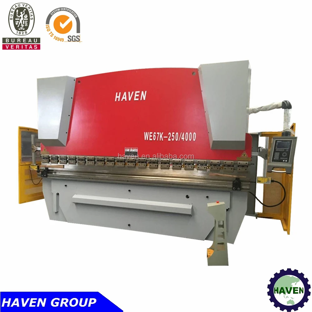 WC67Y-63/2500 hydraulic steel plate bending machine hydraulic press brake