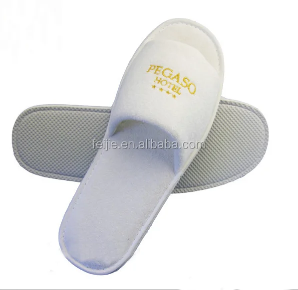 High quality Personalized Cotton towel Guest Slipper For Hotel