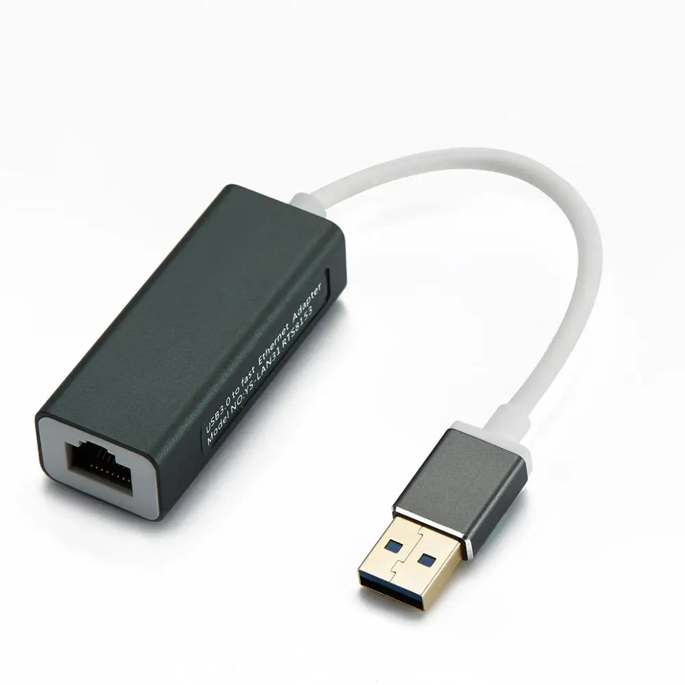 USB 3.0  to  fast ethernet adapter  RTS8153  Gigabit Ethernet RJ45 External Network Card LAN Adapter 10/100/1000Mbps