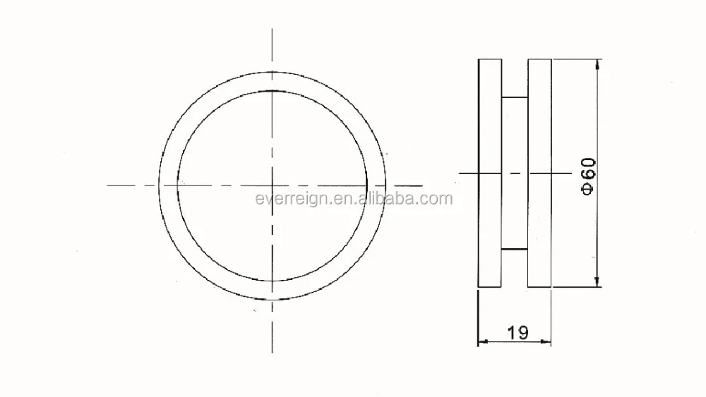 S950KC Shower Room Glass Door Knob, Bathroom Glass Door Knob