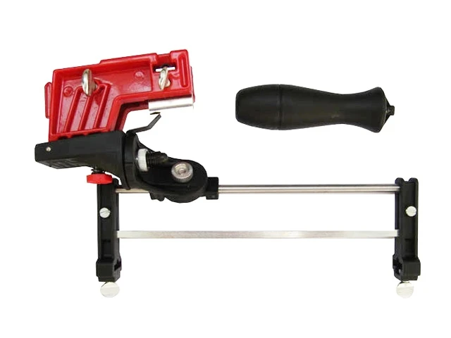Chainsaw filing vise