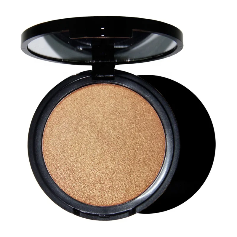 High Quality OEM 6 Colors Face Foundation Pressed Powder Highlighter Makeup