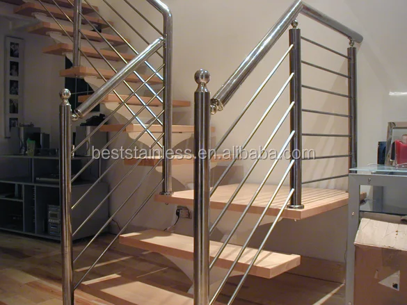 Chinese manufacturing stainless steel handrail and balustrade / grill design for porch