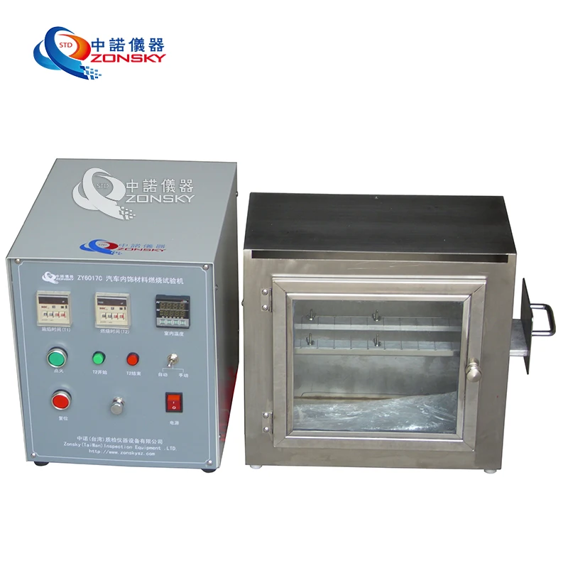 ASTM D5132 Automobile Interior Material Flame Retardant Testing Machine
