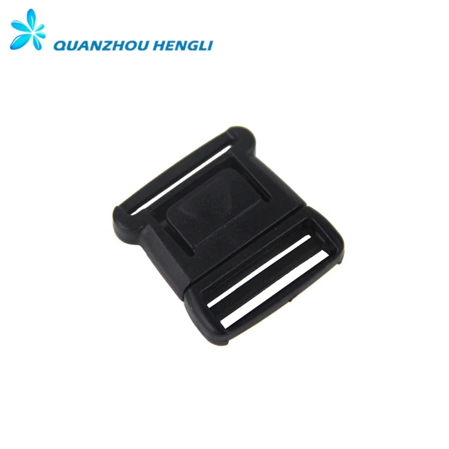 20mm /25mm/38mm/51mm push plastic adjustable belt buckle
