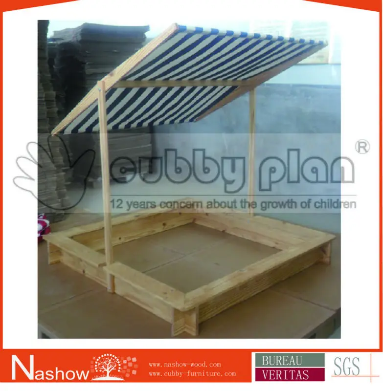 
Cubby Plan outdoor play wooden sandpit children and kids sand box 