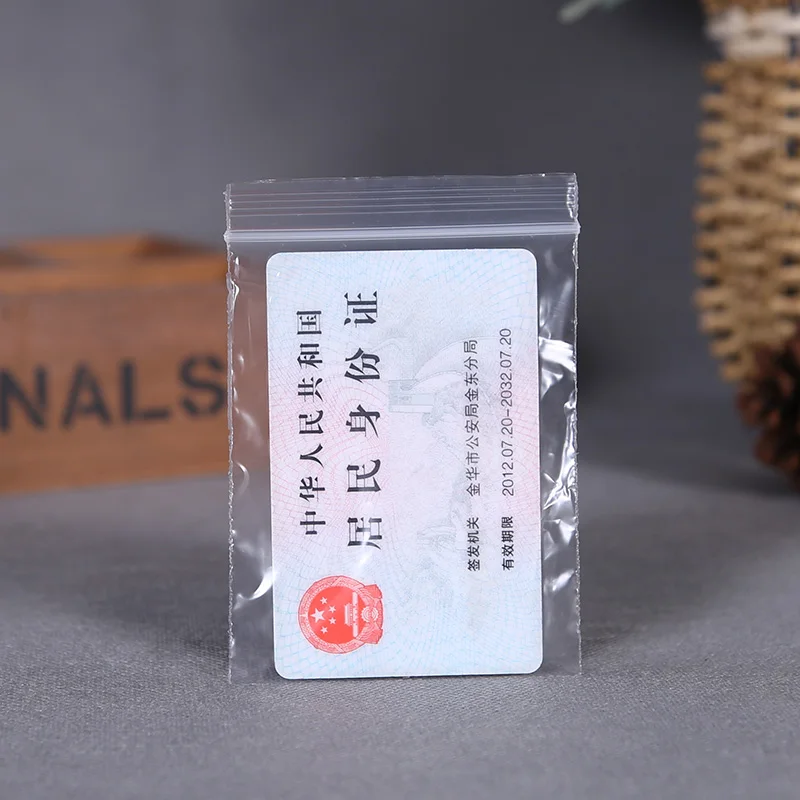 Thick Clear Small Size 40micron 10*10cm Zip lock Bag