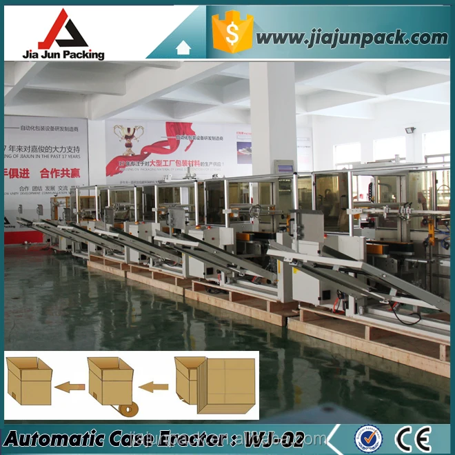 
Good quality Automatic case erector with siemens control system 