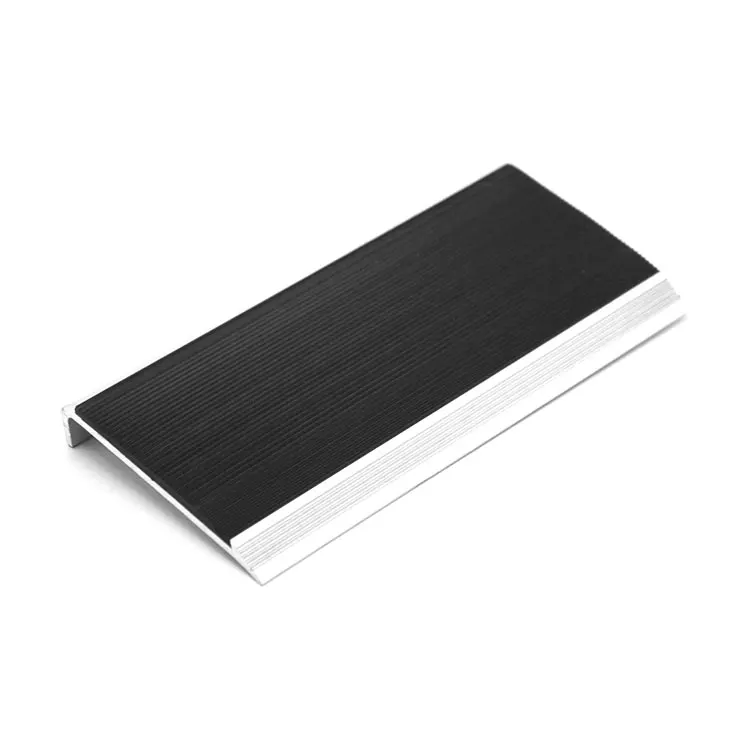 Grooved Nonslip Rubber Stair Treads Stair Nosing Residential for Carpeted Stair