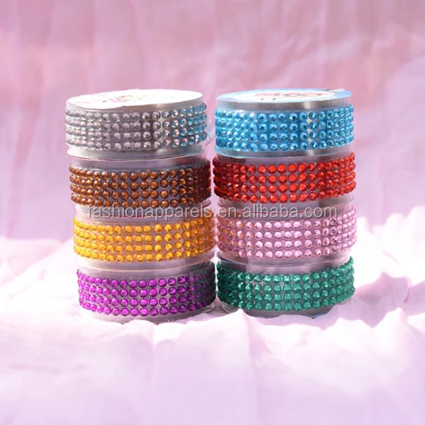 Acrylic Rhinestone Tape Sticker Self-Adhesive DIY Scrapbook Decor