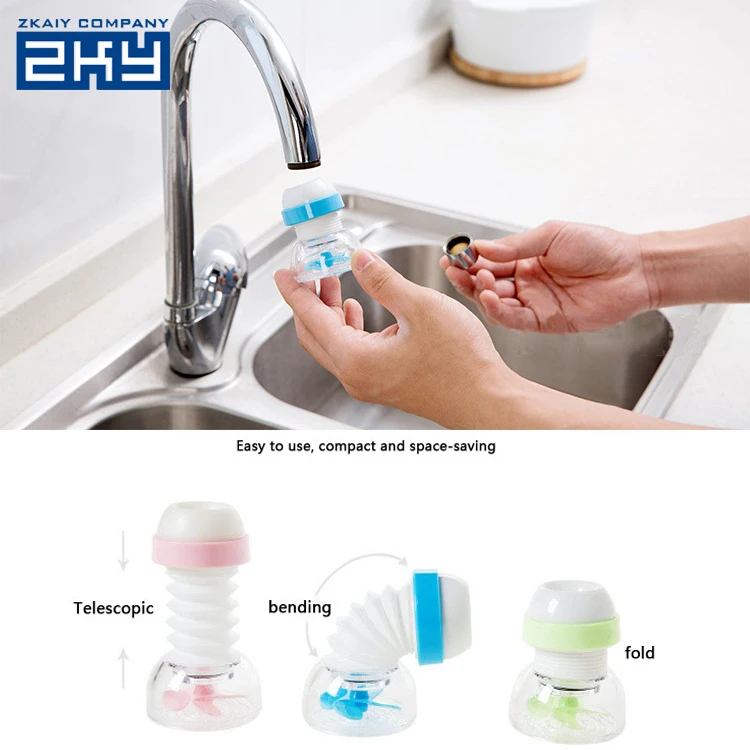 Kitchen Accessories Faucet Extender Water Saver Tools 360 Degree Rotary Spray Faucet Water Filter