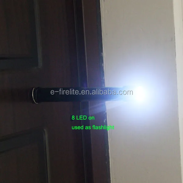 
16+8+1 led magnetic working laser flashlight 