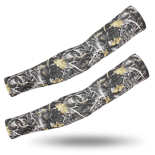 Oem sun protection waterproof basketball baseball volleyball football compression custom ice polyester arm sleeves