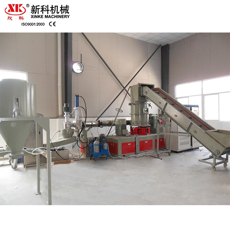 Высокая Эффективность пластиковых отходов pp pe фильм утилизации гранулятор линии машин