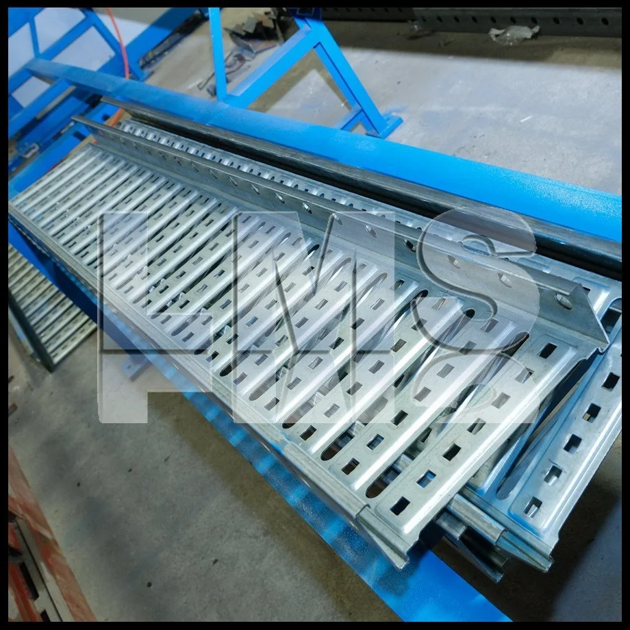 LMS thickness adjustable cable tray punching holes scalfflod roll forming machine