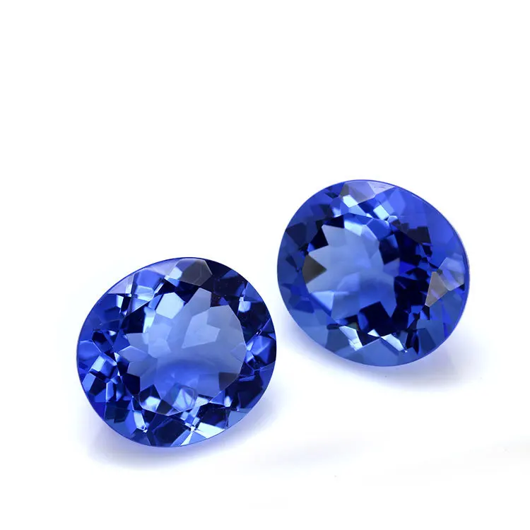 Various Shapes Loose Synthetic Blue Sapphire Crystal