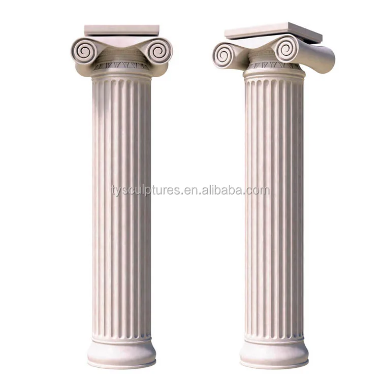 Hot sale traditional decorative Jiangxi green marble natural stone columns for