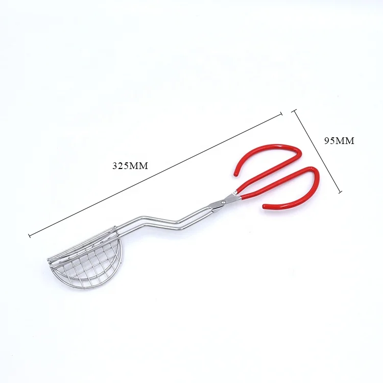 Food Grade Taco Press Stainless Steel Taco Press Tong with coating handle