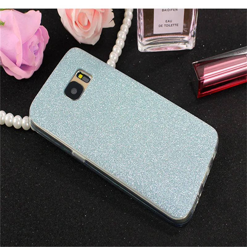 2018 Новое прибытие Bling Сияющий Блеск силиконовый чехол для телефона Samsung S8 плюс S7 S6 край A5 A3