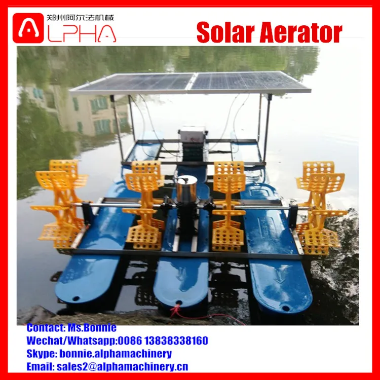 Газон, креветки, рыбоводство, солнечный Летающий колесный аэратор