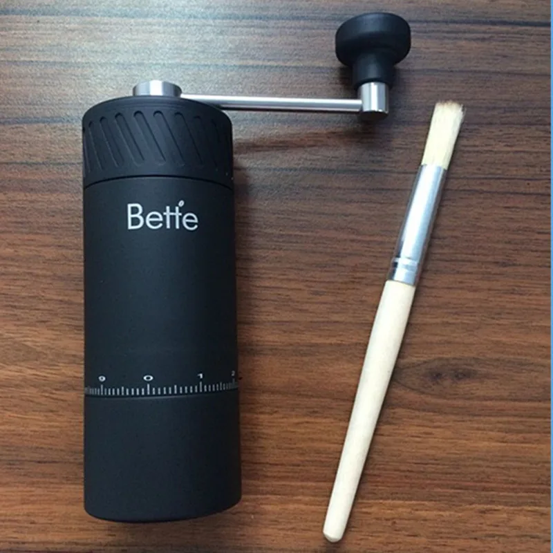 
AMAZON wholesale black color Aluminum manual coffee grinder/hand crank coffee grinder/mini coffee grinder with logo  (60484994937)