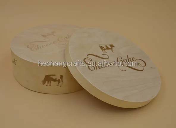 
wooden cake box cheese box 