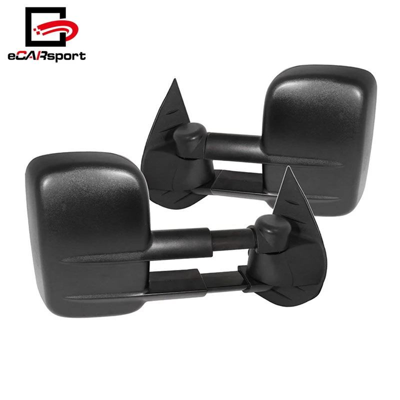 For Chevrolet Silverado for GMC Sierra Telescope Retractable Heated Power Folding Car Side Towing Mirror