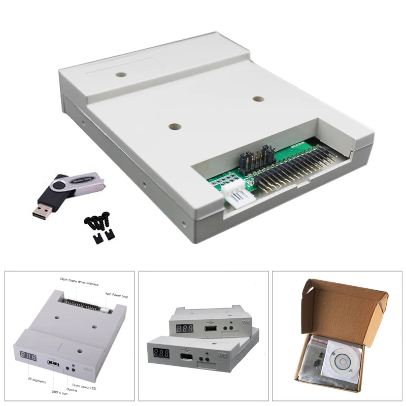 
FUSB floppy to usb emulator for Barudan embroidery machine 