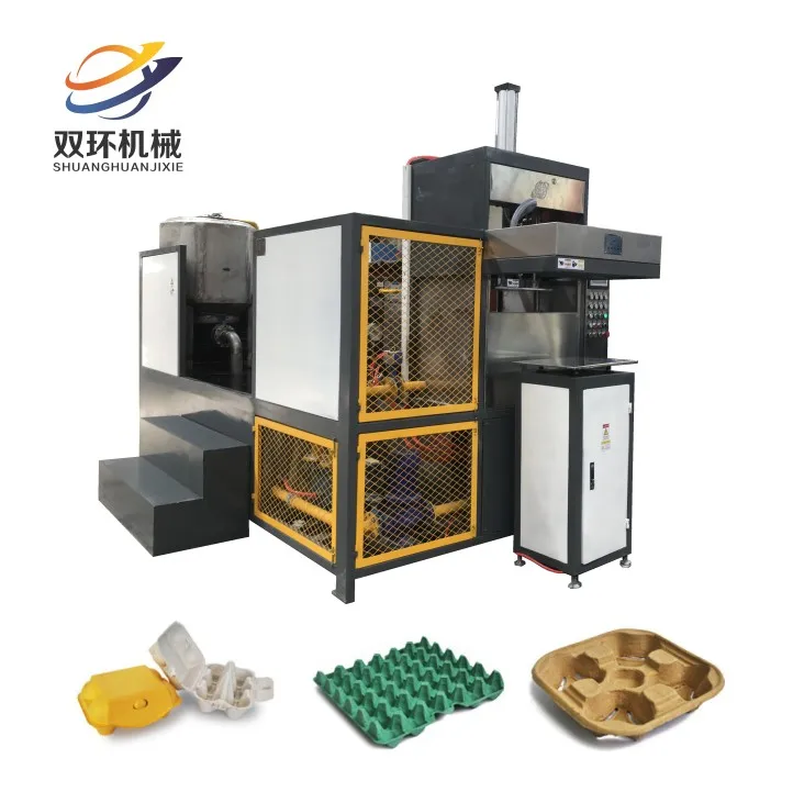 Recycle Paper Automatic Paper Molded fiber Egg Production Machine SHW-360